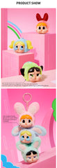 CRYBABY × Powerpuff Girls Series-Vinyl Face Keychain Pendant Plush Blind Box