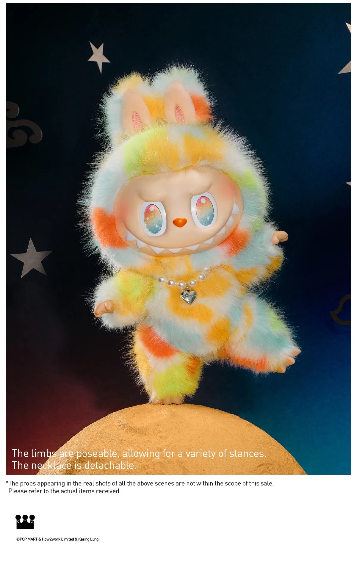 THE MONSTERS Labubu Big into Energy Series-ROCK THE UNIVERSE Vinyl Plush Doll