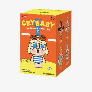 CRYBABY Vacation Mode On Series-Vinyl Plush Keychain Pendant Blind Box(confirmed/full set/random)