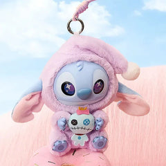 MINISO X Disney: Stitch "Eat Something Before Sleep" Series Plush Keychain Blind Box